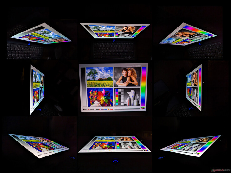 OLED muestra un efecto arco iris desde amplios ángulos de visión