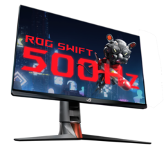 El Asus ROG Swift ofrece la friolera de 500 Hz de frecuencia de refresco con un panel E-TN 1080p. (Fuente de la imagen: Asus)