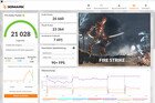 Fire Strike (enchufado, Rendimiento)