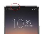 Así podría ser la cámara frontal con microagujeros del Sony Xperia 1 V (Imagen: Sumahodigest)