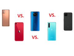 Cámara de prueba: Googel Pixel 4a vs. Poco X3 vs. Apple iPhone SE vs. OnePlus Nord vs. Motorola Moto G9 Plus