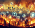 Incendios forestales en California: ya se aceptan donaciones en criptomoneda para ayudar a las víctimas (Fuente de la imagen: AI generated)
