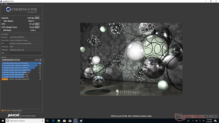 CineBench R15