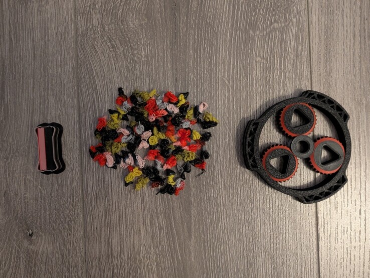 Purgar la torre, purgar los residuos y Gear fidget spinner.