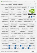 GPU-Z GeForce Portátil RTX 4070