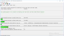 Latency Monitor Intel