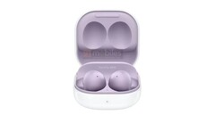 Un nuevo render de Galaxy Buds2. (Fuente: 91Mobiles)