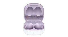 Un nuevo render de Galaxy Buds2. (Fuente: 91Mobiles)