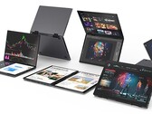 El Gathertech Co. Deeku HL108D es un portátil de medio kilo con doble pantalla táctil de 10,5 pulgadas. (Fuente: Gathertech en Green Funding)