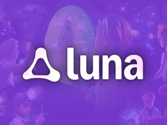 El logotipo de Amazon Luna. 