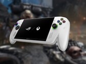 El Asus ROG Xbox Ally y el Xbox Ally X presentan un diseño de mando inspirado en los mandos de Xbox. (Fuente de la imagen: Asus/Xbox, Bethesda, editado)