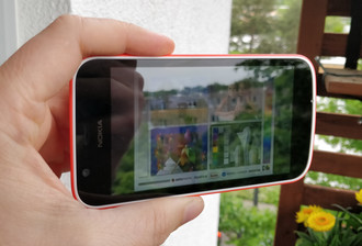 Uso del Nokia 1 en exteriores