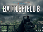 La beta abierta de Battlefield 6 comenzó el 7 de agosto (para los jugadores de acceso anticipado). En la imagen: el texto/logotipo de Battlefield 6 superpuesto sobre una captura de pantalla del juego. (Fuente de la imagen: Battlefield/Notebookcheck - Editado)