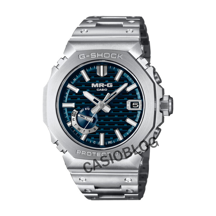 Una imagen del rumoreado reloj Casio G-Shock MRG-B2100D-2A. (Fuente de la imagen: Casioblog)