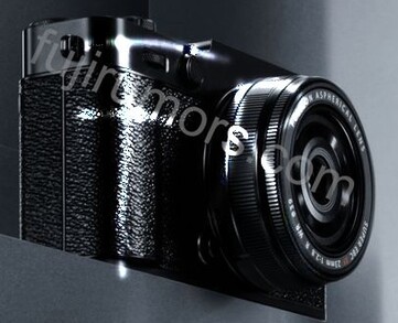 Fujifilm X-E5 en negro. (Fuente de la imagen: Fuji Rumors) 