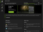Nvidia GeForce Game Ready Driver 555.99 descargándose en la aplicación Nvidia (Fuente: Propia)