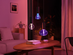 Las nuevas bombillas Philips Hue Lightguide tienen una superficie altamente reflectante. (Fuente de la imagen: Signify)