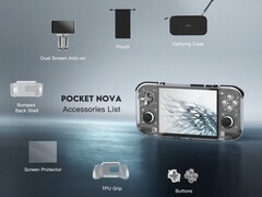 El Retroid Pocket Nova se puede adquirir junto con diversos accesorios.