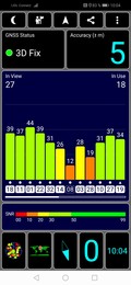 Prueba de GPS al aire libre