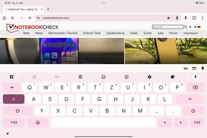 Xiaomi Pad 7: Teclado por defecto
