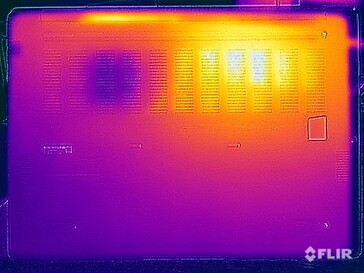 Prueba de resistencia a las temperaturas de la superficie (parte inferior)