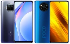 Xiaomi Mi 10T Lite vs. POCO X3: Pagar un poco más podría valer la pena a largo plazo. (Fuente de la imagen: Xiaomi - editado)