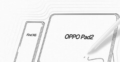 Una nueva filtración del OPPO Pad 2. (Fuente: Digital Chat Station vía Weibo)