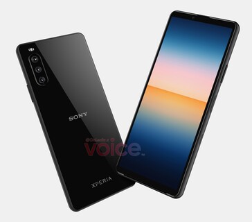 Sony Xperia 10 III. (Fuente de la imagen: Voice/OnLeaks)