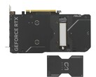 La unidad SSD se acopla fácilmente en la parte posterior de la GPU (Fuente de la imagen: Asus)