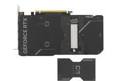La unidad SSD se acopla fácilmente en la parte posterior de la GPU (Fuente de la imagen: Asus)