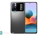 El POCO M4 Pro 5G tiene un vasto logotipo de POCO estampado en su panel trasero. (Fuente de la imagen: The Pixel)