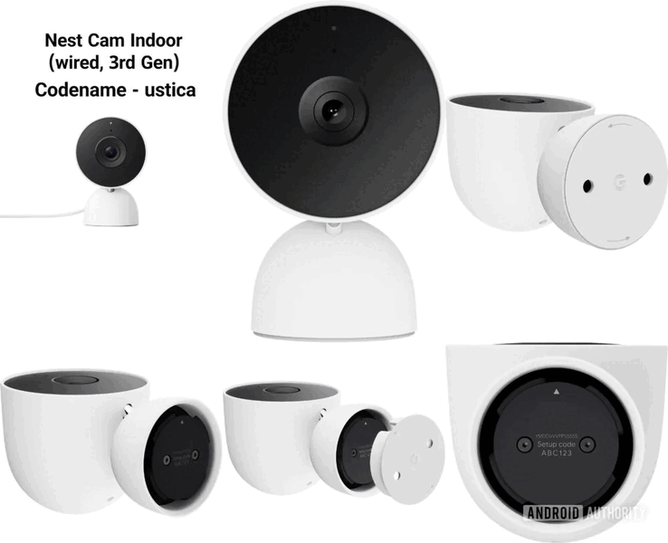 Google Nest Cam Indoor Codenamed Ustica (Fuente de la imagen: Android Authority)