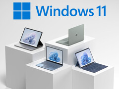 El truco recién descubierto para eludir cuentas locales en Windows 11 es bastante sencillo y fácil. En la imagen: Portátiles con Windows 11 (Fuente de la imagen: Microsoft - editado)