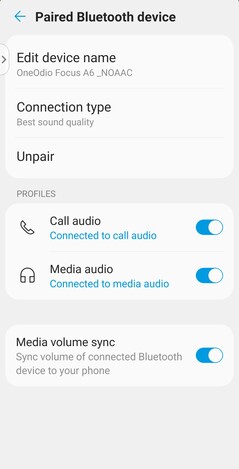 El tipo de conexión Bluetooth controla la calidad de la conexión de sonido. (Fuente de la imagen: Notebookcheck)