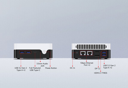 Configuración de los puertos del mini PC