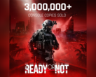 Un banner anunciando los 3 millones de copias vendidas de Ready or Not (fuente de la imagen Void Interactive X)