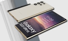 Se espera que el Samsung Galaxy S23 Ultra tenga un diseño más plano y nítido que su predecesor. (Fuente de la imagen: Weibo/Technizo Concept - editado)