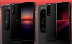 El Sony Xperia 1 II (L) y el Xperia 1 III (R) tienen configuraciones de cámara muy similares. (Fuente de la imagen: Sony - editado)