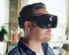 Se muestra la correa para la cabeza de las gafas de realidad virtual Steam Frame