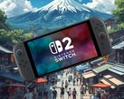 Switch 2 se muestra con telón de fondo japonés