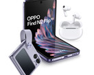 Oppo vende el Find N2 Flip en colores Negro Astral y Púrpura Claro de Luna. (Fuente de la imagen: Oppo)