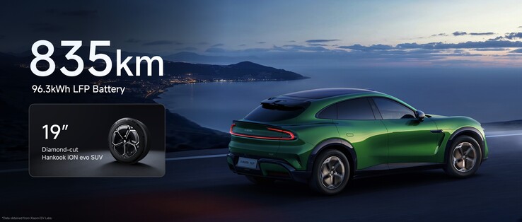 El modelo base de la Xiaomi YU7 es el de mayor autonomía (Fuente de la imagen: Xiaomi vía Facebook)
