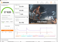 Fire Strike en modo Juego con el controlador Studio