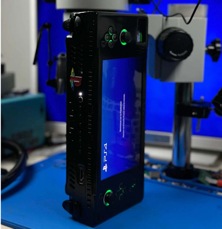 La consola portátil PS4 es bastante voluminosa (Fuente de la imagen: wewillmakeitnow)