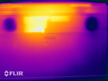 Prueba de esfuerzo de temperaturas superficiales (abajo)