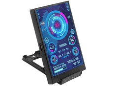 La asequible pantalla secundaria puede mostrar información importante del sistema (Fuente de la imagen: fabricante)