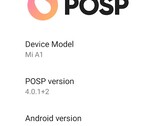 Android 11 en Xiaomi Mi A1 vía POSP ROM (Fuente: Propio)