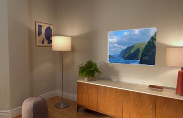 En visionOS 26, los usuarios pueden colocar widgets con imágenes e información, incluidas fotos espaciales, en cualquier lugar del espacio 3D virtual. (Fuente de la imagen: Apple)