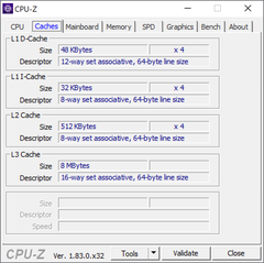 CPU-Z Caches