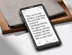 Dasung Link 2 reproduce la pantalla de un smartphone en un panel E-Ink de 6,7 pulgadas.